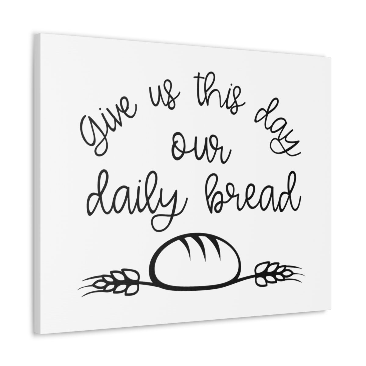 Scripture Walls Our Daily Bread Matthew 6:11 Christian Wall Art Print Ready to Hang Unframed-Express Your Love Gifts