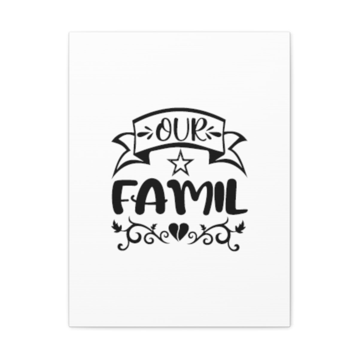 Scripture Walls Our Family 1 John 4:20 Christian Wall Art Bible Verse Print Ready to Hang Unframed-Express Your Love Gifts