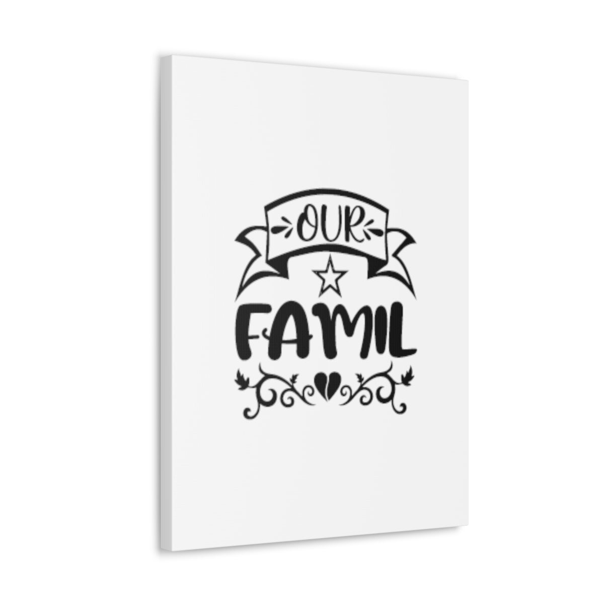 Scripture Walls Our Family 1 John 4:20 Christian Wall Art Bible Verse Print Ready to Hang Unframed-Express Your Love Gifts