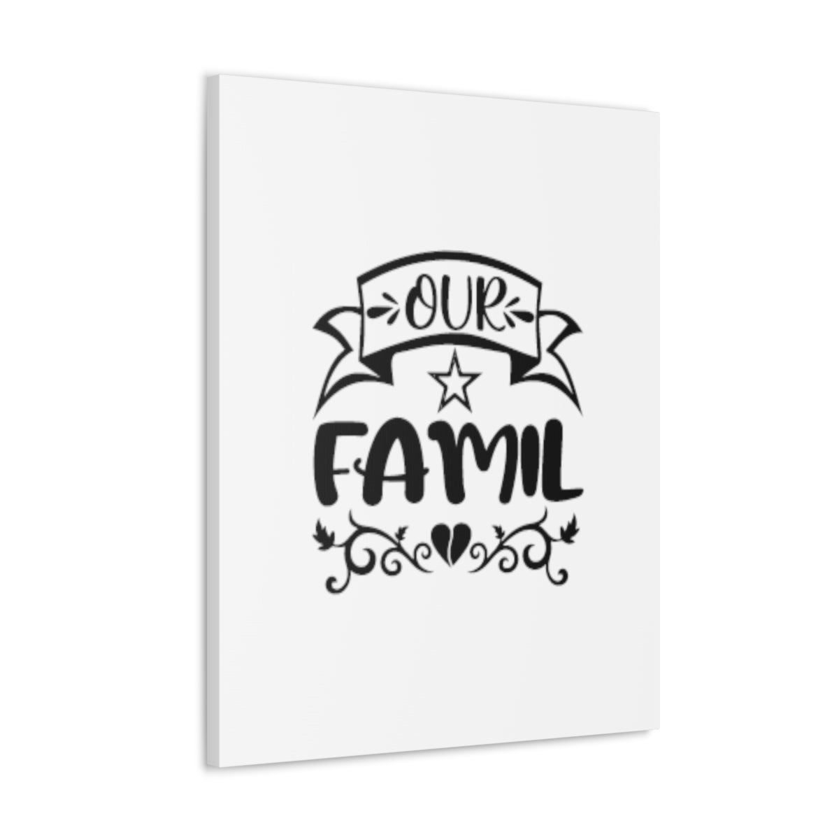 Scripture Walls Our Family 1 John 4:20 Christian Wall Art Bible Verse Print Ready to Hang Unframed-Express Your Love Gifts