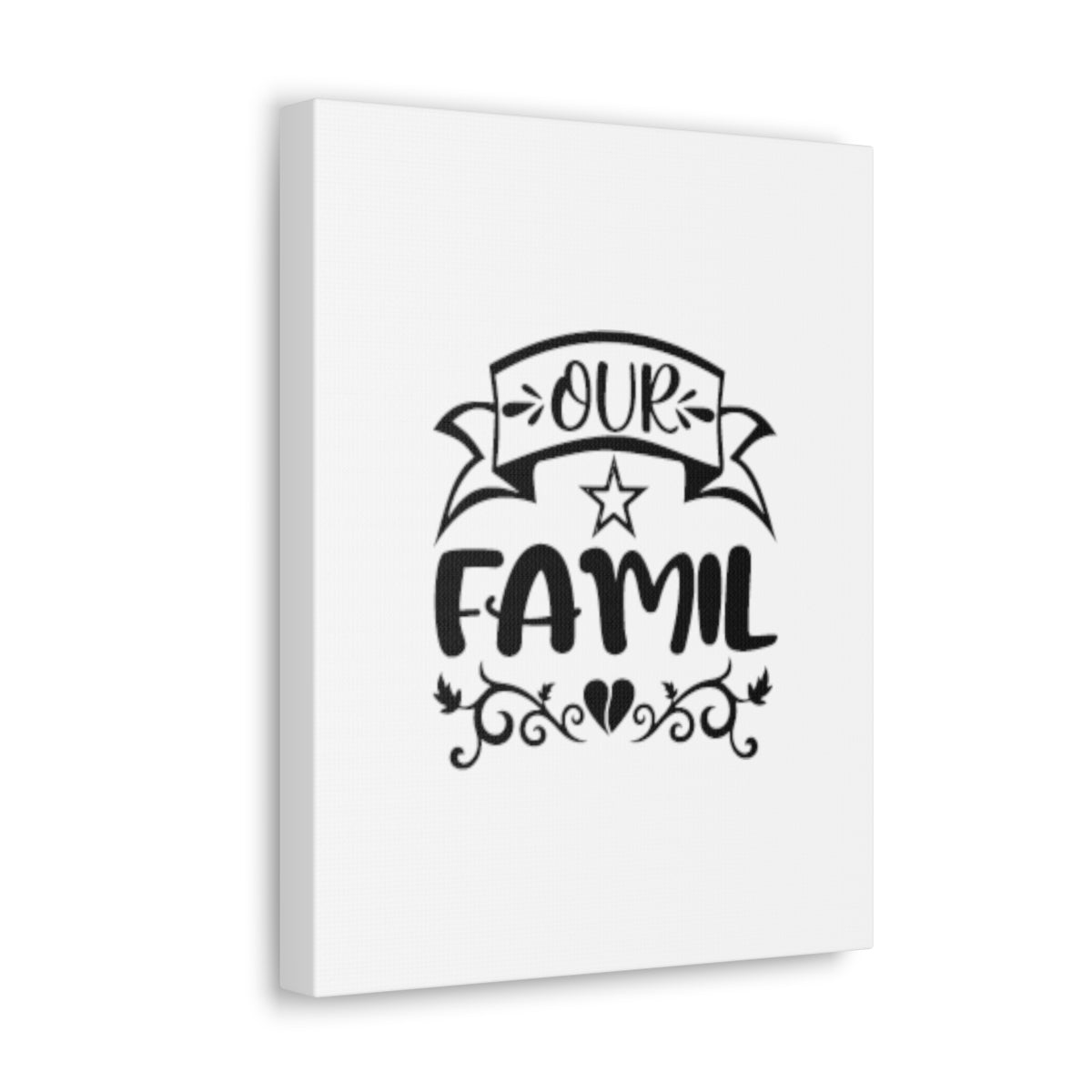 Scripture Walls Our Family 1 John 4:20 Christian Wall Art Bible Verse Print Ready to Hang Unframed-Express Your Love Gifts