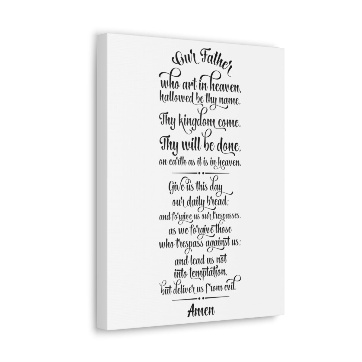 Scripture Walls Our Father Matthew 6:9 Christian Wall Art Print Ready to Hang Unframed-Express Your Love Gifts