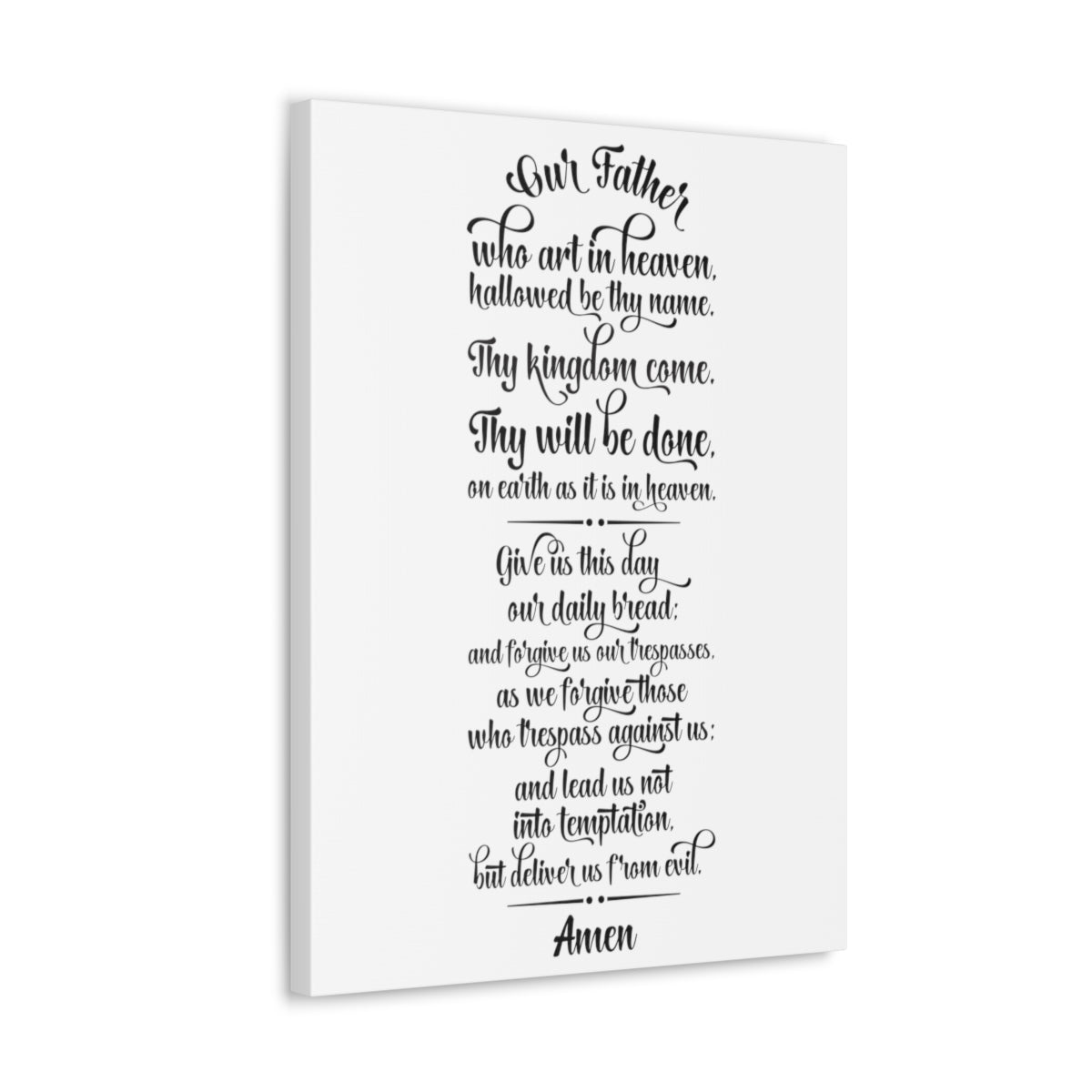 Scripture Walls Our Father Matthew 6:9 Christian Wall Art Print Ready to Hang Unframed-Express Your Love Gifts