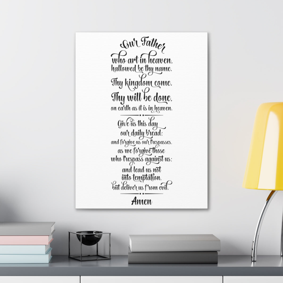 Scripture Walls Our Father Matthew 6:9 Christian Wall Art Print Ready to Hang Unframed-Express Your Love Gifts