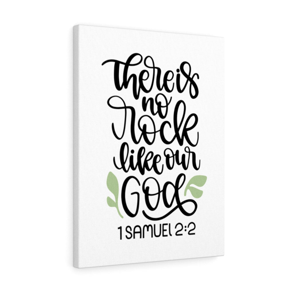 Scripture Walls Our God 1 Samuel 2:2 Bible Verse Canvas Christian Wall Art Ready to Hang Unframed-Express Your Love Gifts