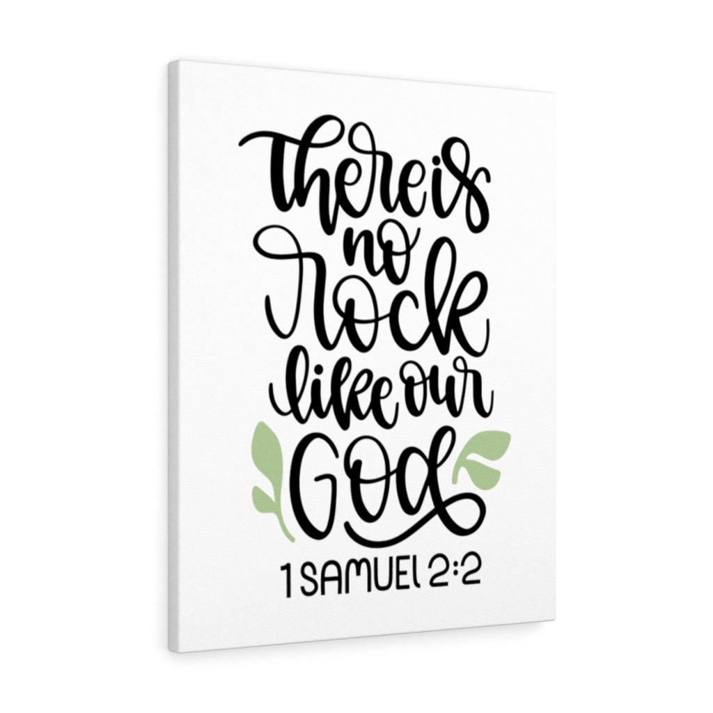 Scripture Walls Our God 1 Samuel 2:2 Bible Verse Canvas Christian Wall Art Ready to Hang Unframed-Express Your Love Gifts