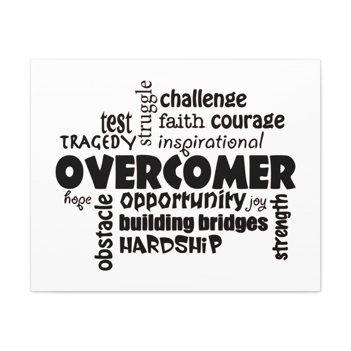 Scripture Walls Overcomer 1 Peter 4:12-13 Christian Wall Art Print Ready to Hang Unframed-Express Your Love Gifts