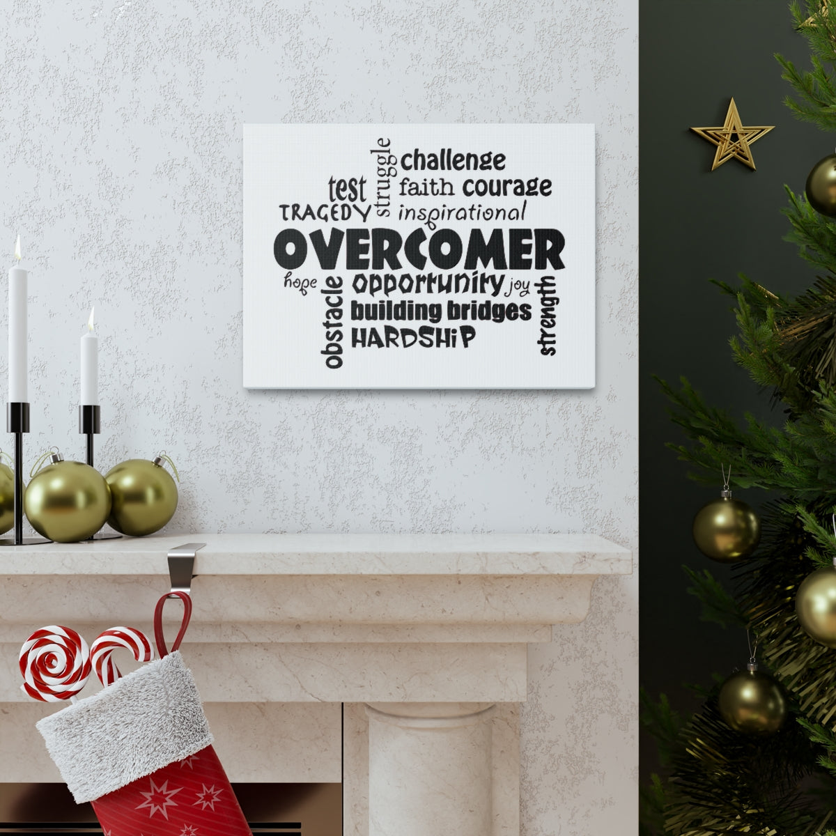 Scripture Walls Overcomer 1 Peter 4:12-13 Christian Wall Art Print Ready to Hang Unframed-Express Your Love Gifts