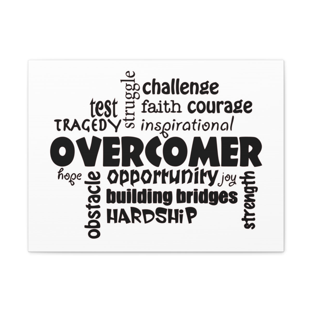 Scripture Walls Overcomer 1 Peter 4:12-13 Christian Wall Art Print Ready to Hang Unframed-Express Your Love Gifts