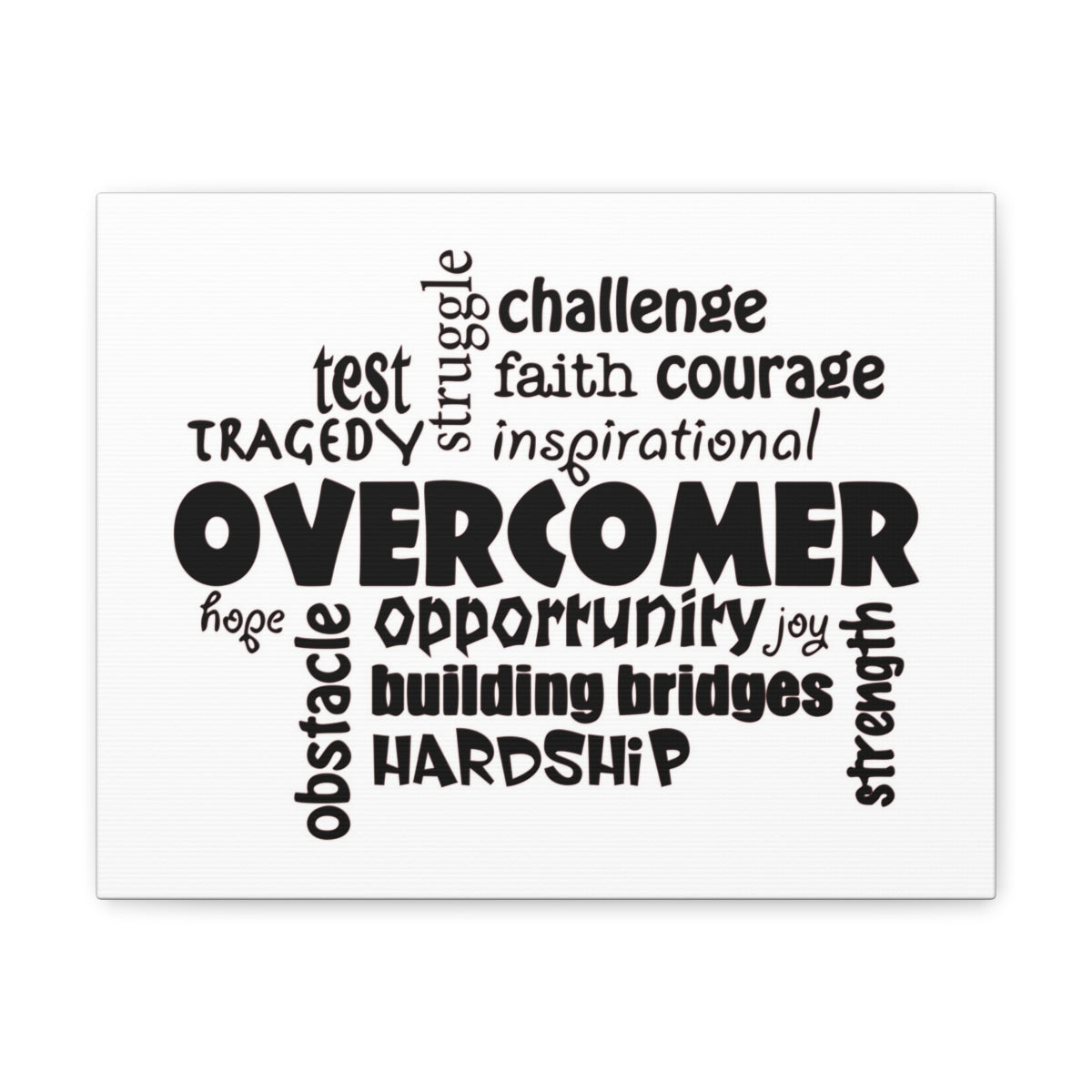 Scripture Walls Overcomer 1 Peter 4:12-13 Christian Wall Art Print Ready to Hang Unframed-Express Your Love Gifts