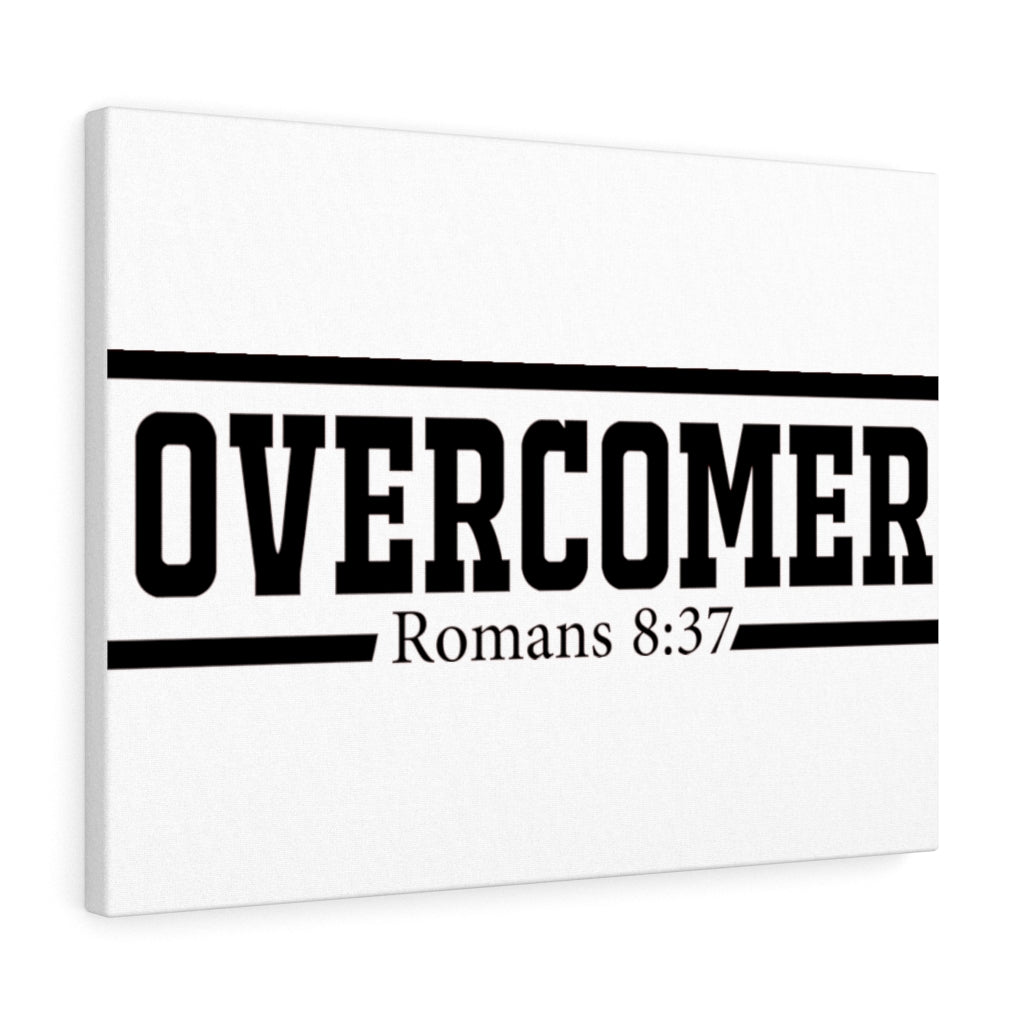 Scripture Walls Overcomer Romans 8:37 Bible Verse Canvas Christian Wall Art Ready to Hang Unframed-Express Your Love Gifts