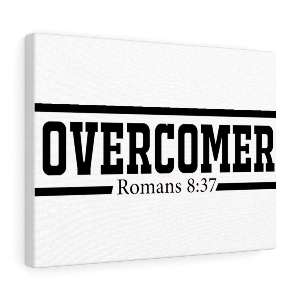 Scripture Walls Overcomer Romans 8:37 Bible Verse Canvas Christian Wall Art Ready to Hang Unframed-Express Your Love Gifts