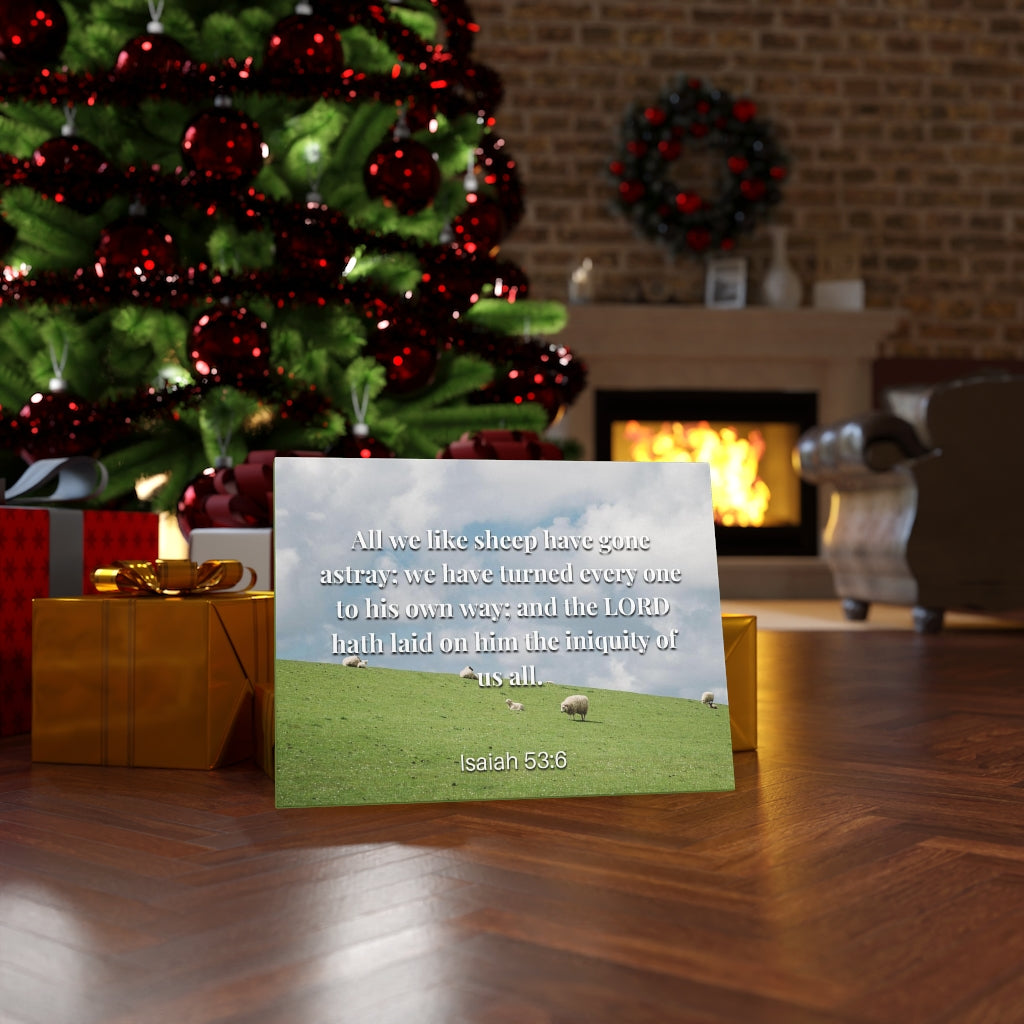 Scripture Walls Own Way Isaiah 53:6 Bible Verse Canvas Christian Wall Art Ready to Hang Unframed-Express Your Love Gifts