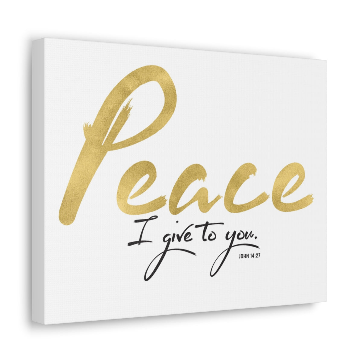 Scripture Walls Peace I Give To You John 14:27 Bible Verse Canvas Christian Wall Art Ready to Hang Unframed-Express Your Love Gifts
