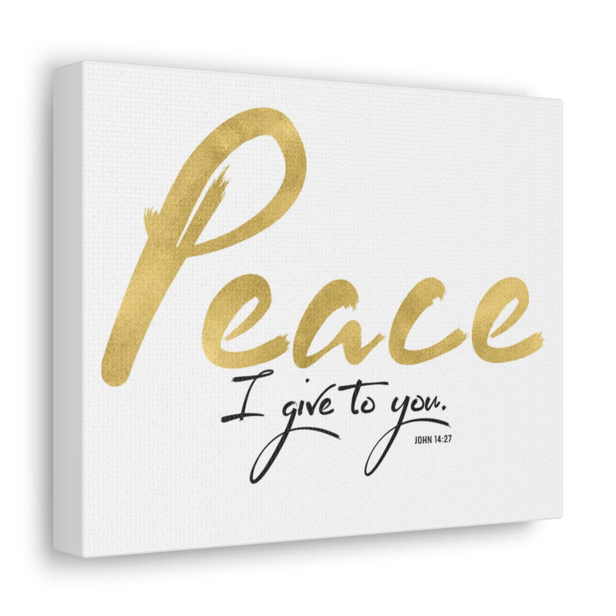 Scripture Walls Peace I Give To You John 14:27 Bible Verse Canvas Christian Wall Art Ready to Hang Unframed-Express Your Love Gifts