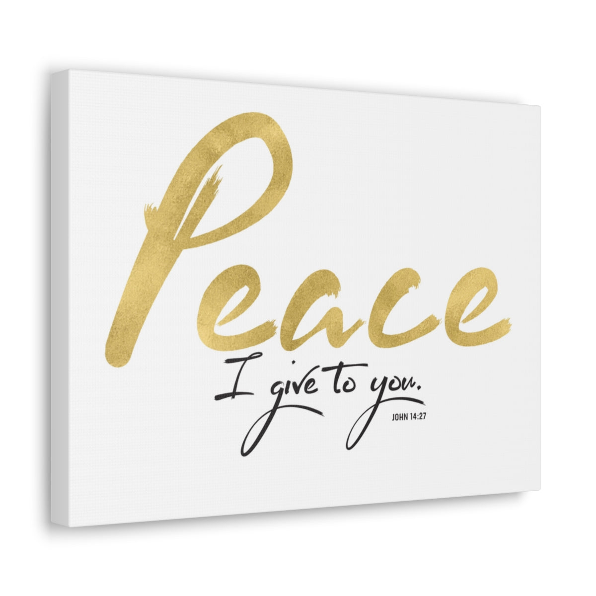 Scripture Walls Peace I Give To You John 14:27 Bible Verse Canvas Christian Wall Art Ready to Hang Unframed-Express Your Love Gifts