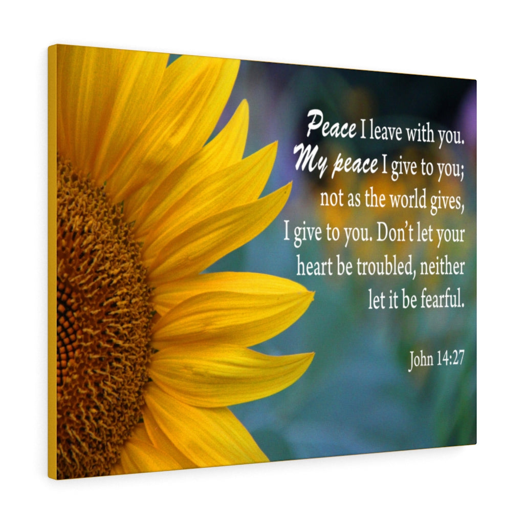 Scripture Walls Peace John 14:27 Wall Art Christian Home Decor Unframed-Express Your Love Gifts
