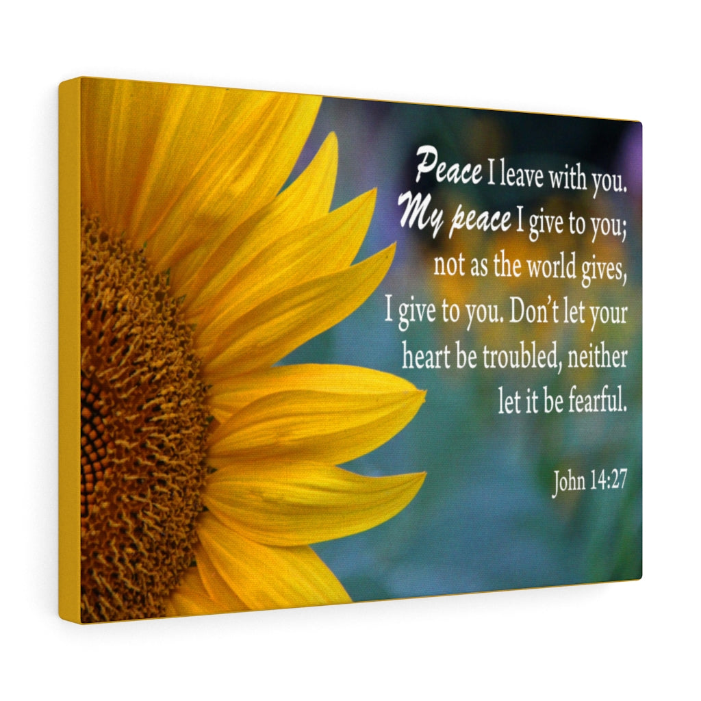 Scripture Walls Peace John 14:27 Wall Art Christian Home Decor Unframed-Express Your Love Gifts