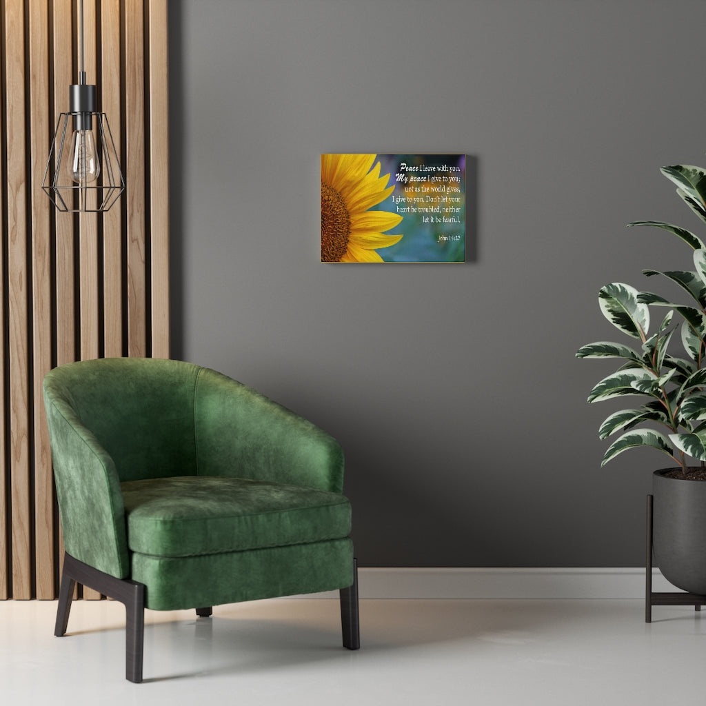 Scripture Walls Peace John 14:27 Wall Art Christian Home Decor Unframed-Express Your Love Gifts