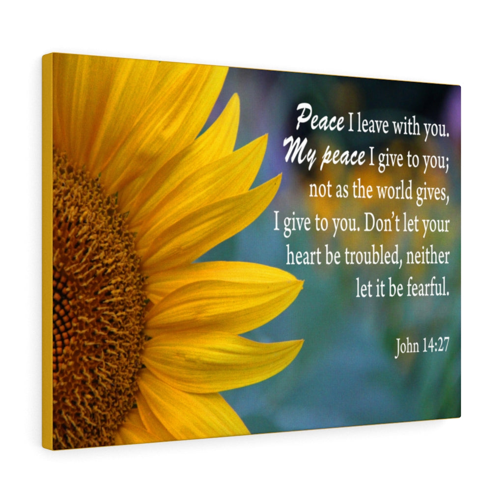 Scripture Walls Peace John 14:27 Wall Art Christian Home Decor Unframed-Express Your Love Gifts