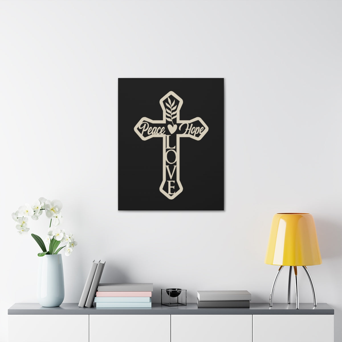 Scripture Walls Peace Love Hope Romans 15:13 Christian Wall Art Print Ready to Hang Unframed-Express Your Love Gifts