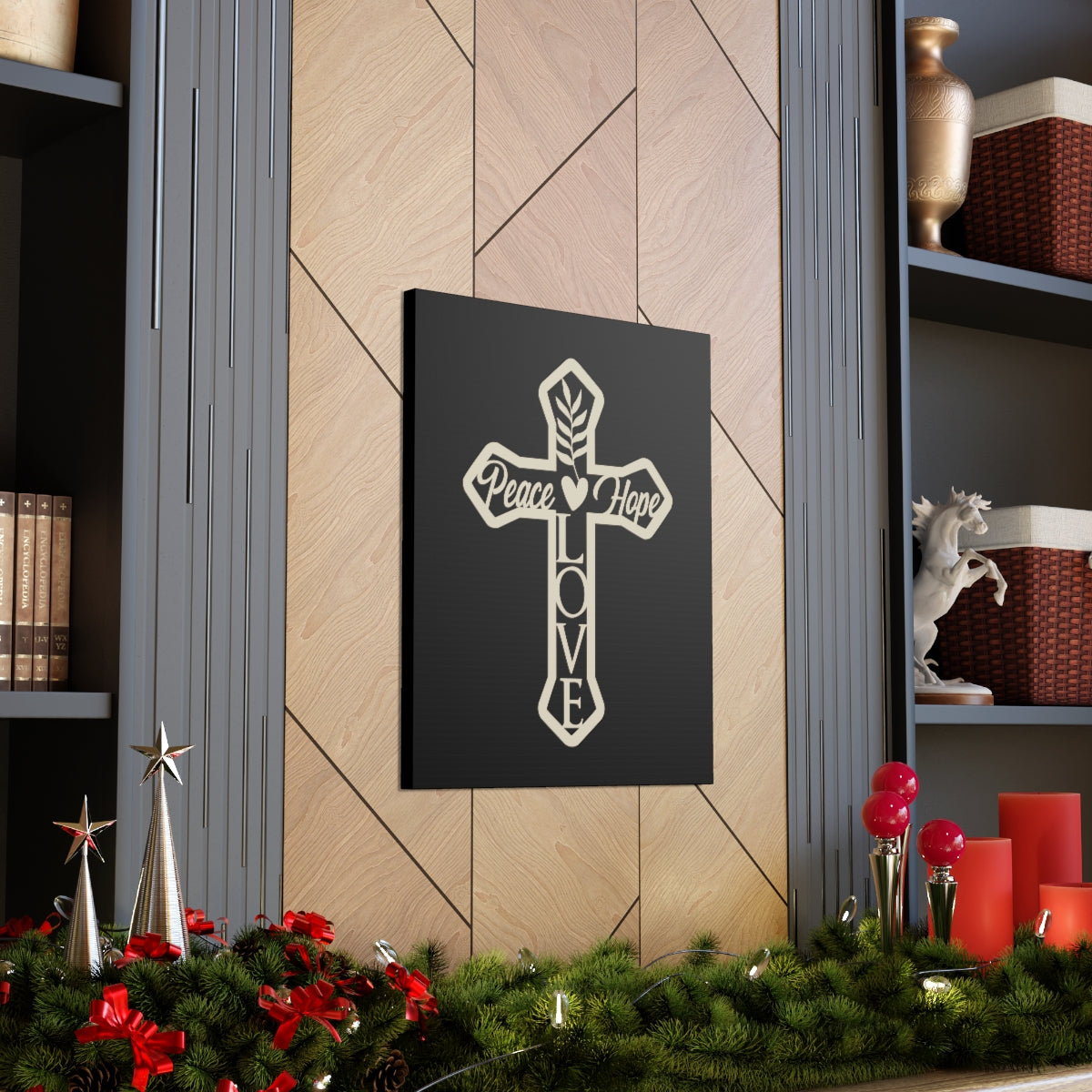 Scripture Walls Peace Love Hope Romans 15:13 Christian Wall Art Print Ready to Hang Unframed-Express Your Love Gifts