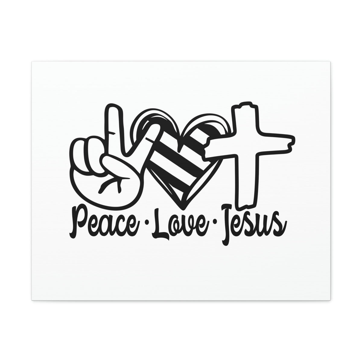 Scripture Walls Peace Love Jesus Galatians 5:22 Christian Wall Art Print Ready to Hang Unframed-Express Your Love Gifts