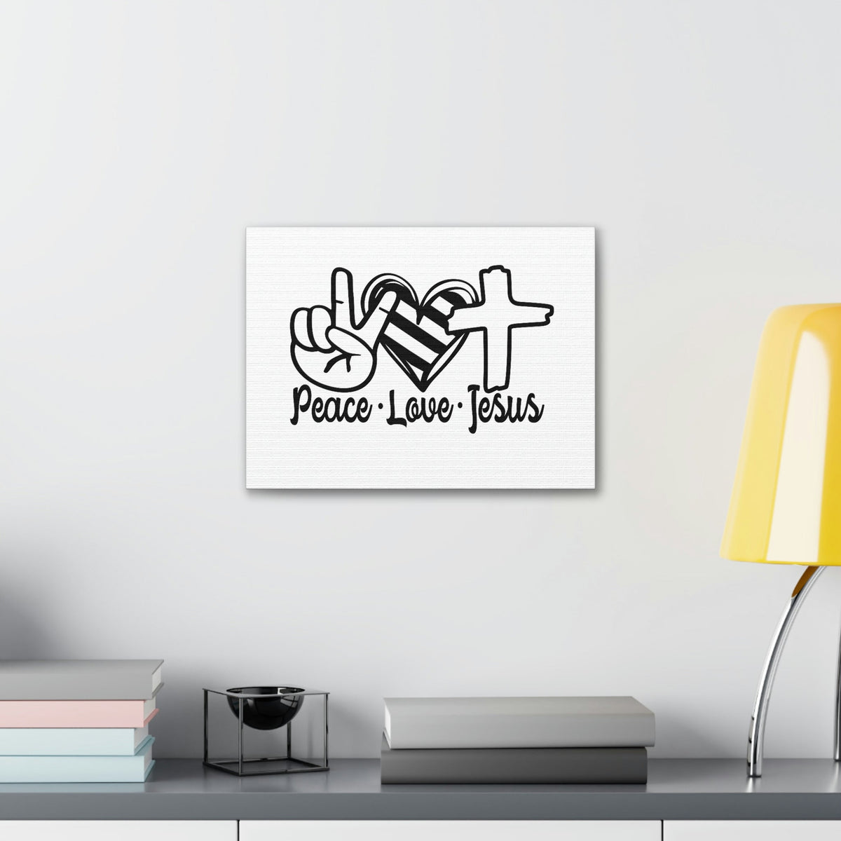 Scripture Walls Peace Love Jesus Galatians 5:22 Christian Wall Art Print Ready to Hang Unframed-Express Your Love Gifts