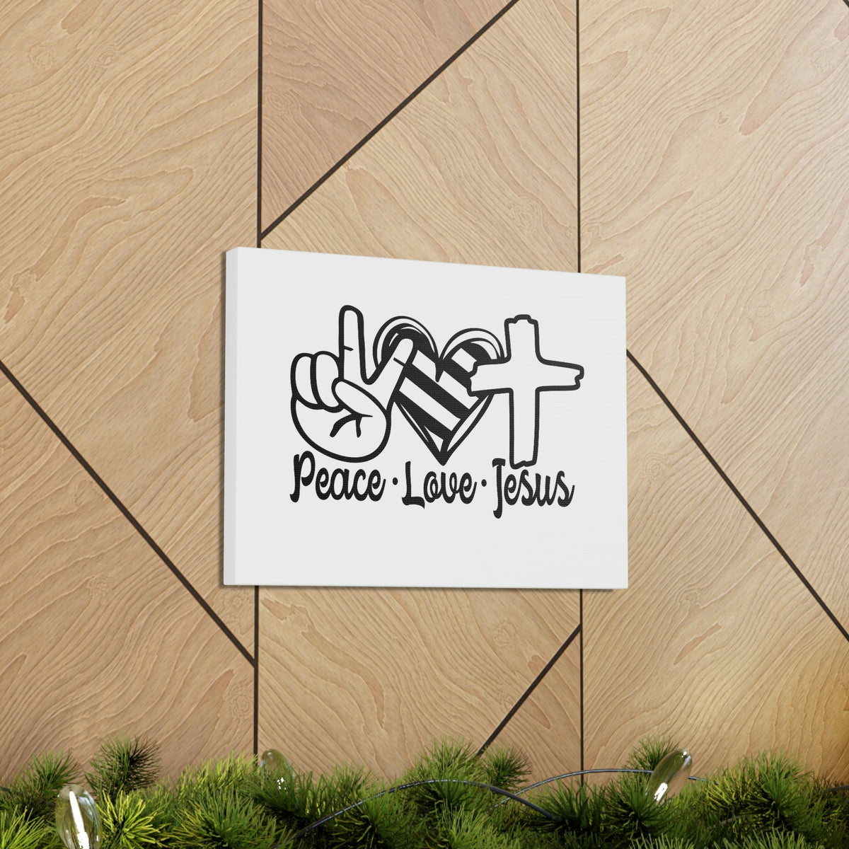 Scripture Walls Peace Love Jesus Galatians 5:22 Christian Wall Art Print Ready to Hang Unframed-Express Your Love Gifts