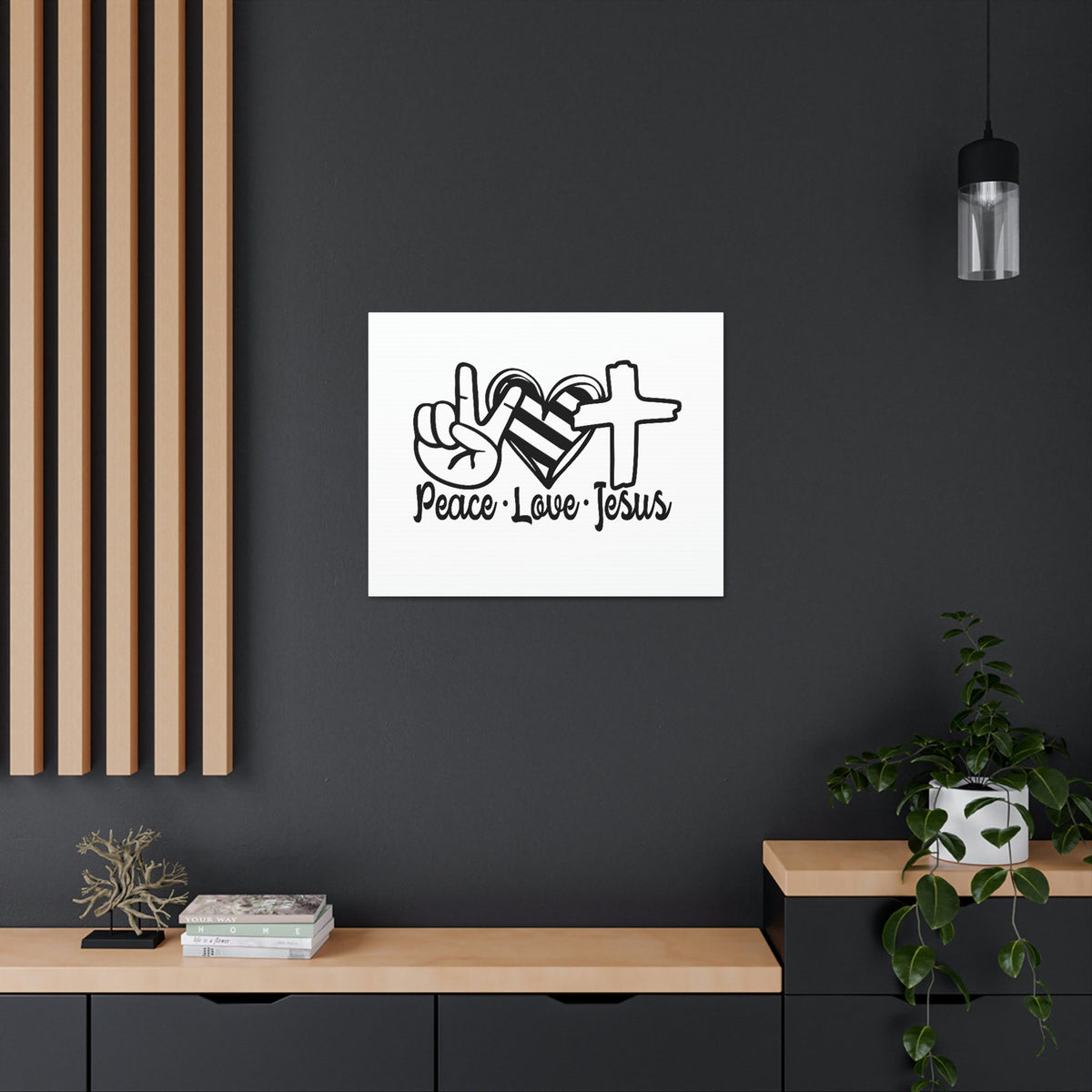 Scripture Walls Peace Love Jesus Galatians 5:22 Christian Wall Art Print Ready to Hang Unframed-Express Your Love Gifts