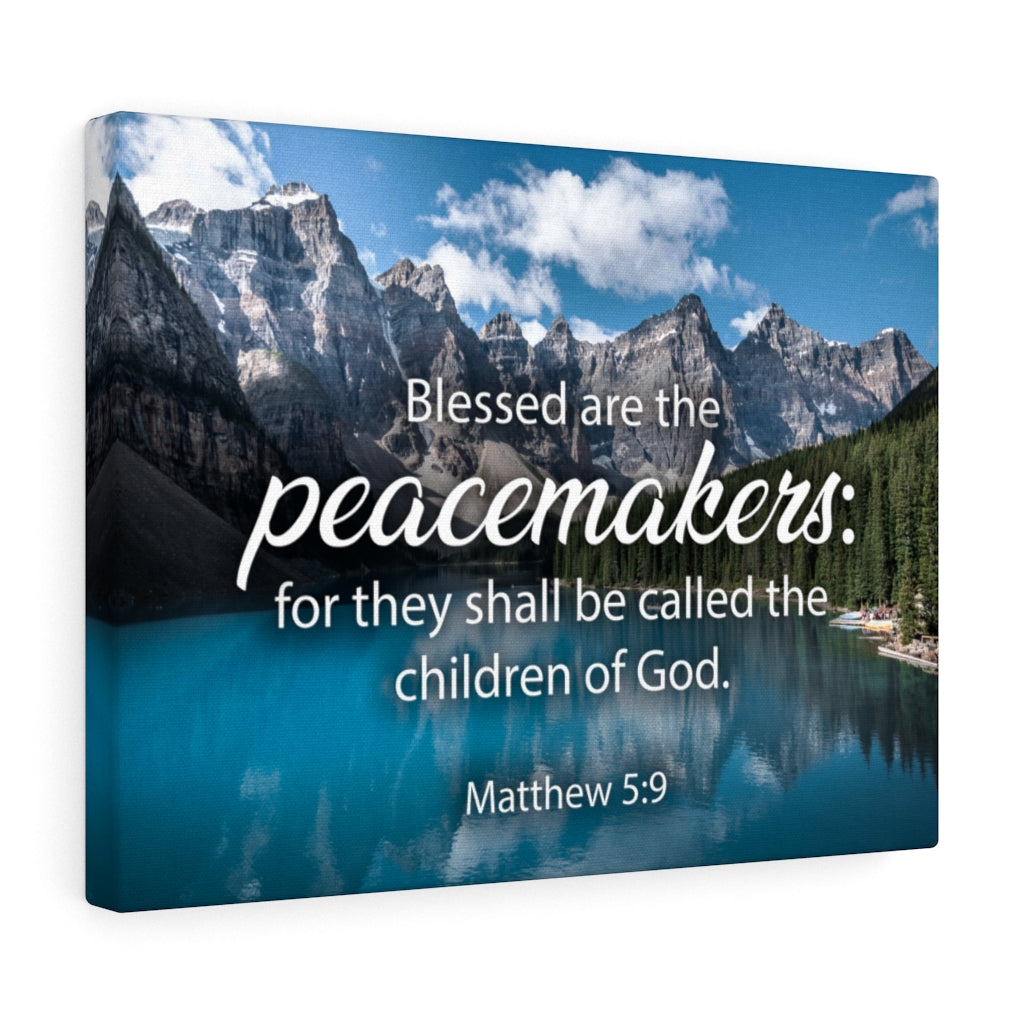 Scripture Walls Peacemakers Matthew 5:9 Christian Home Decor Bible Art Unframed-Express Your Love Gifts