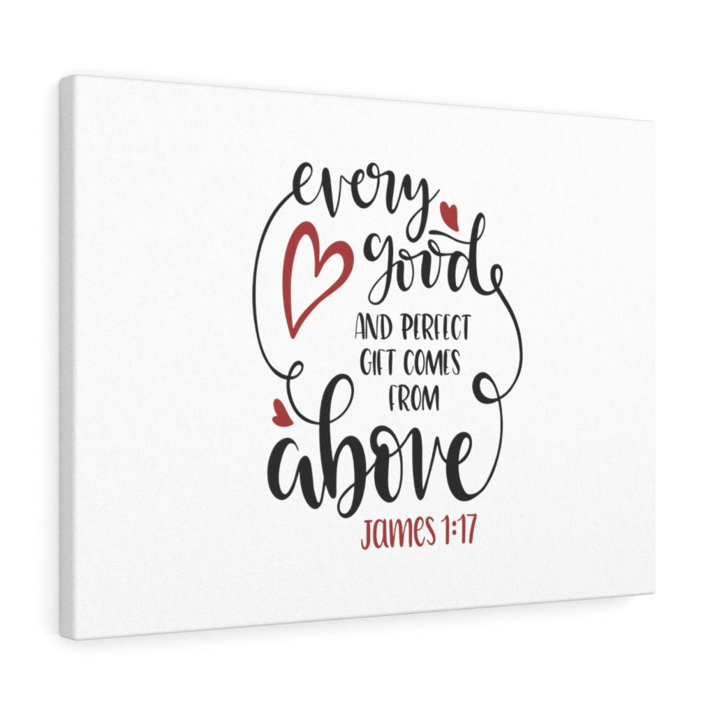 Scripture Walls James 1:17 Bible Verse Canvas Christian Wall Art Ready to Hang Unframed-Express Your Love Gifts