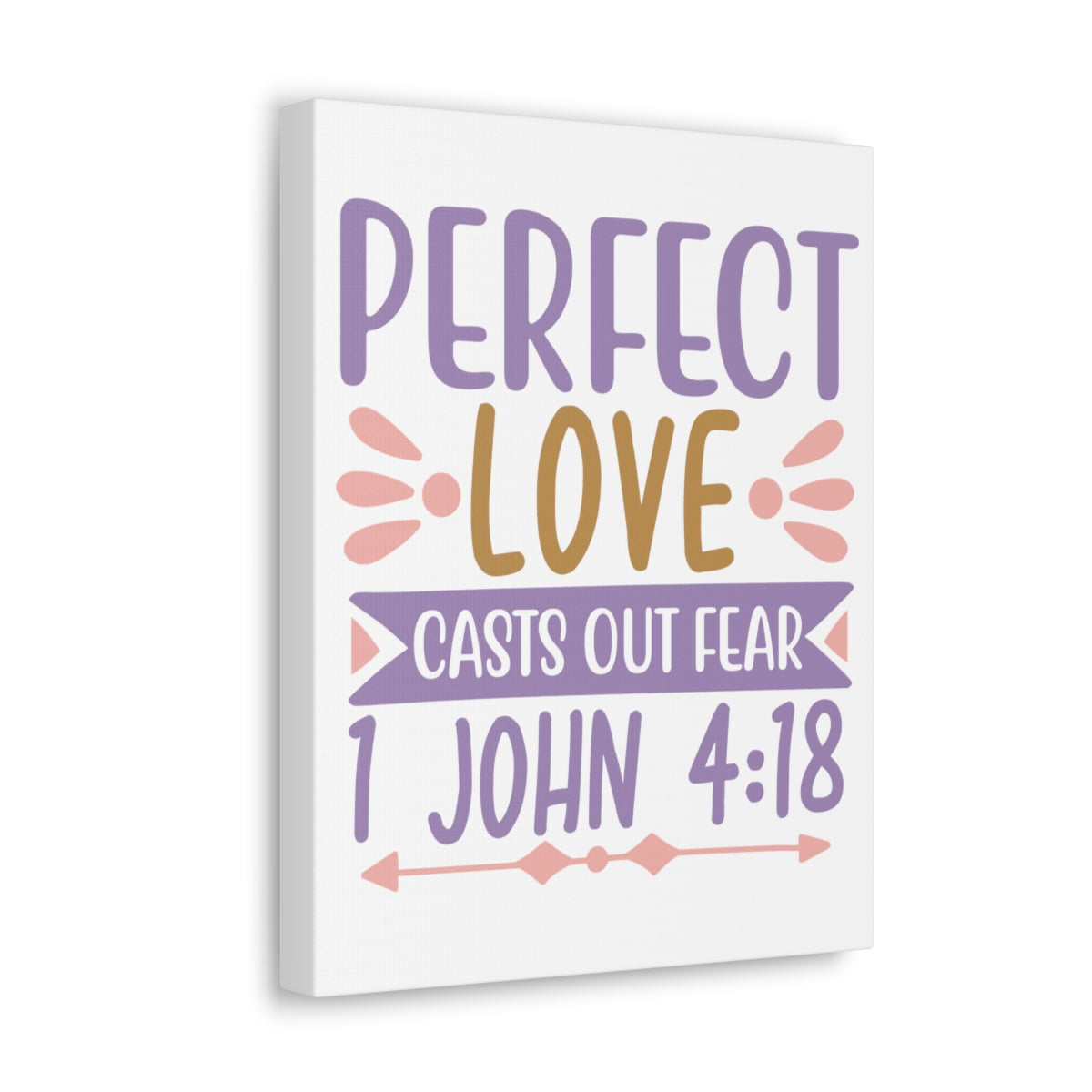 Scripture Walls Perfect Love Casts 1 John 4:18 Christian Wall Art Print Ready to Hang Unframed-Express Your Love Gifts