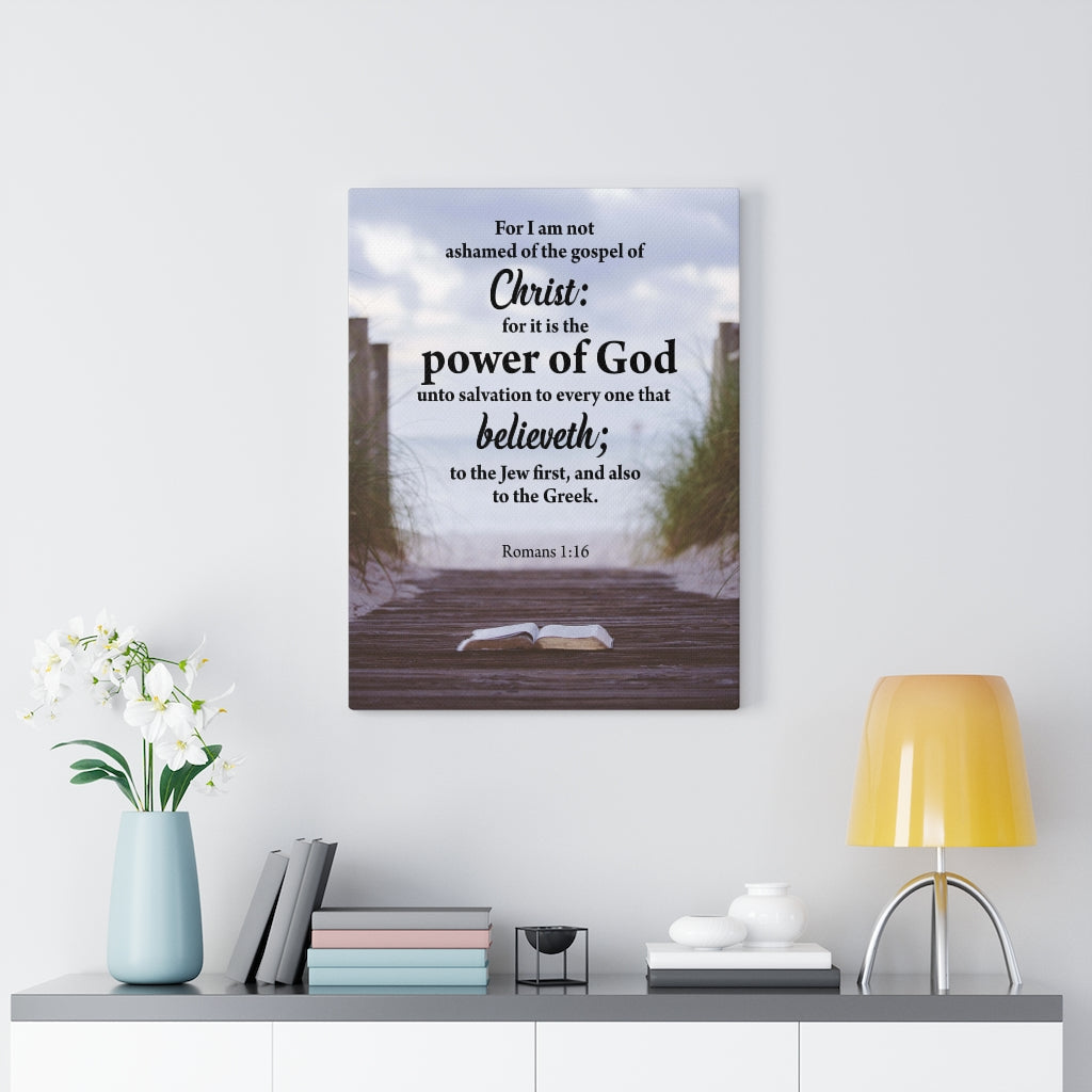 Scripture Walls Power of God Romans 1:16 Christian Home Decor Bible Art Unframed-Express Your Love Gifts