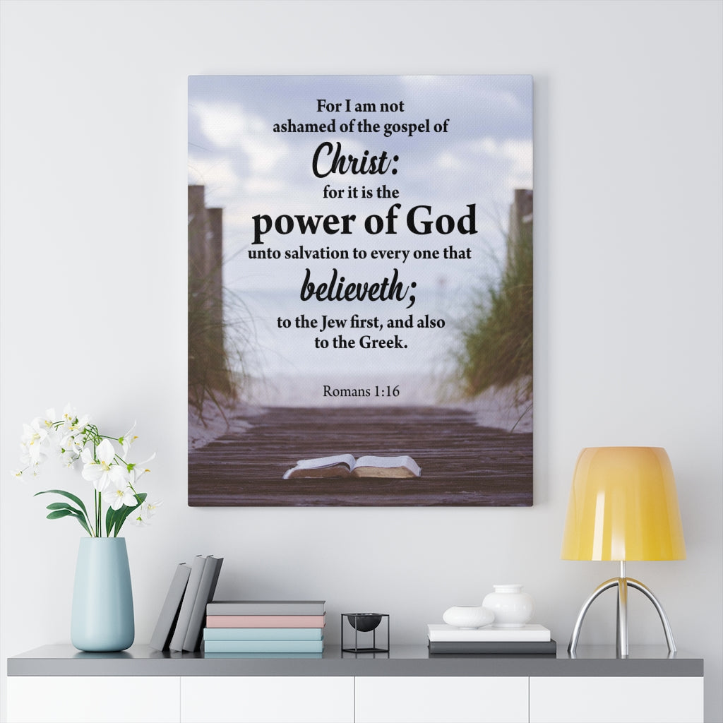 Scripture Walls Power of God Romans 1:16 Christian Home Decor Bible Art Unframed-Express Your Love Gifts