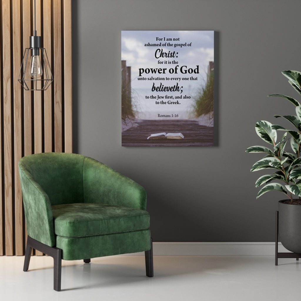 Scripture Walls Power of God Romans 1:16 Christian Home Decor Bible Art Unframed-Express Your Love Gifts