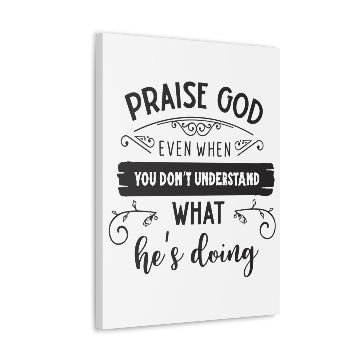 Scripture Walls Praise God Even Psalm 103:1 Christian Wall Art Print Ready to Hang Unframed-Express Your Love Gifts