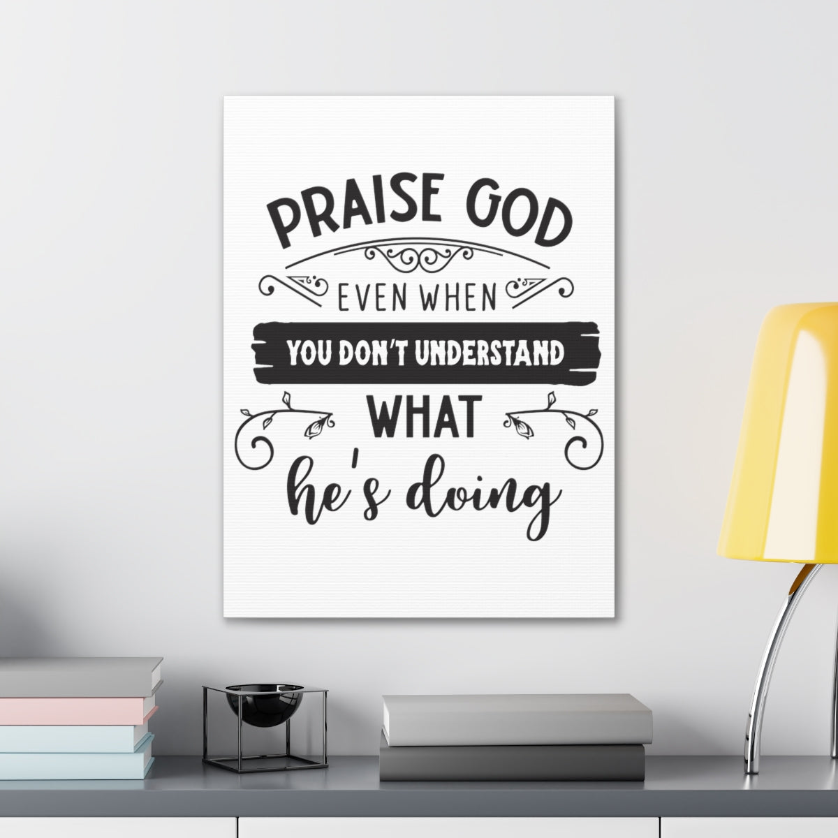 Scripture Walls Praise God Even Psalm 103:1 Christian Wall Art Print Ready to Hang Unframed-Express Your Love Gifts