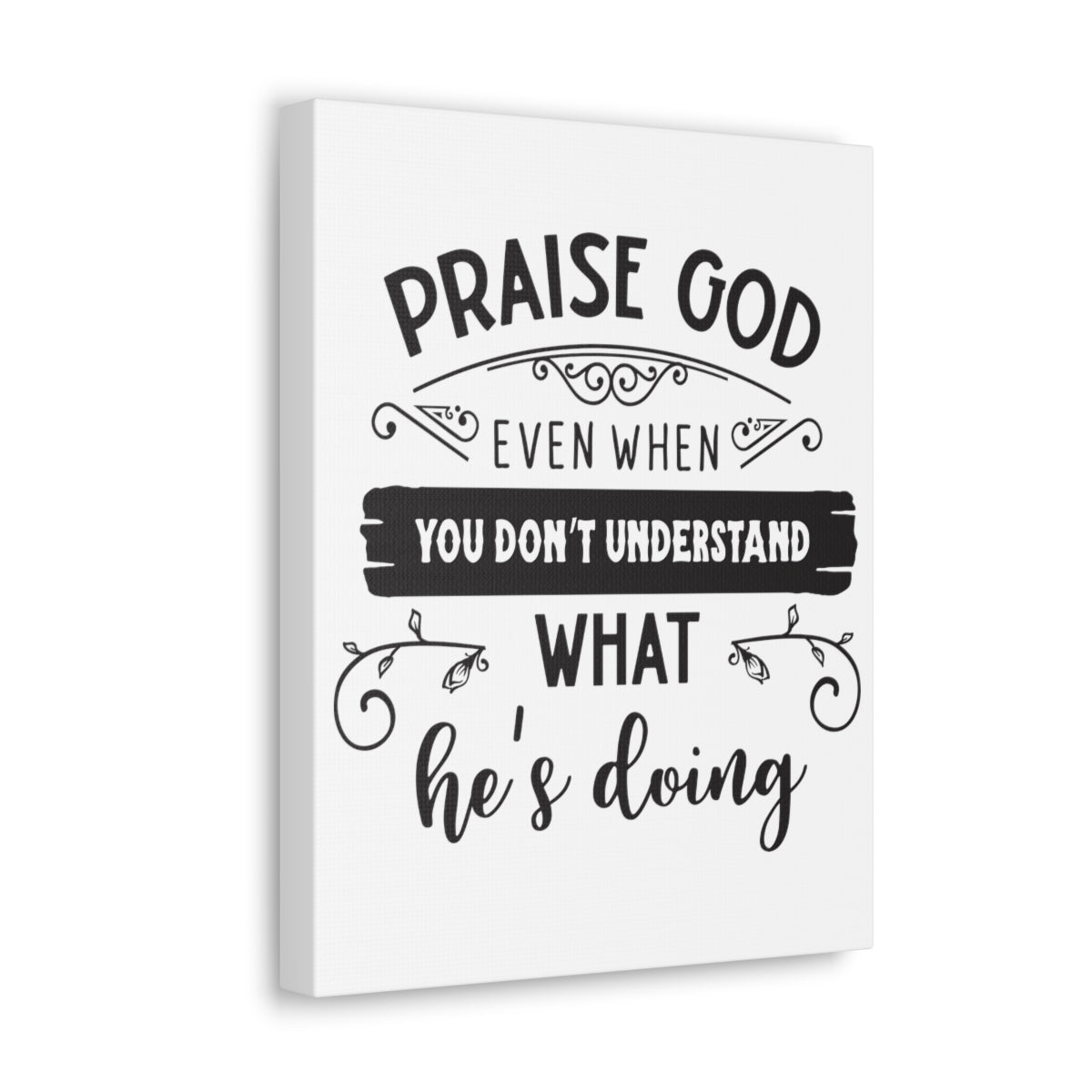 Scripture Walls Praise God Even Psalm 103:1 Christian Wall Art Print Ready to Hang Unframed-Express Your Love Gifts