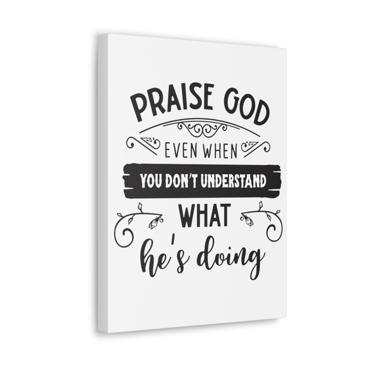 Scripture Walls Praise God Even Psalm 103:1 Christian Wall Art Print Ready to Hang Unframed-Express Your Love Gifts