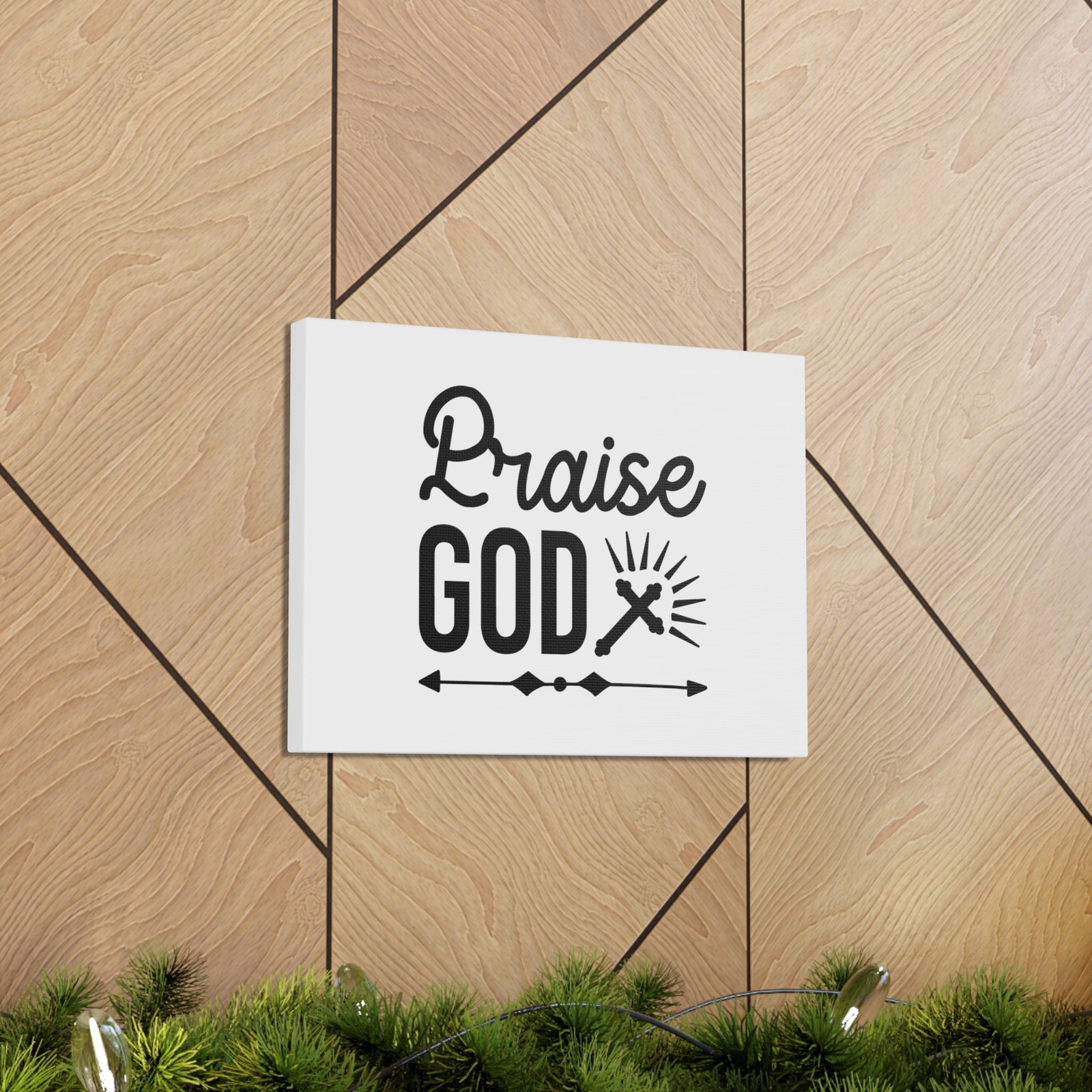 Scripture Walls Praise God Hebrews 13:15 Christian Wall Art Bible Verse Print Ready to Hang Unframed-Express Your Love Gifts
