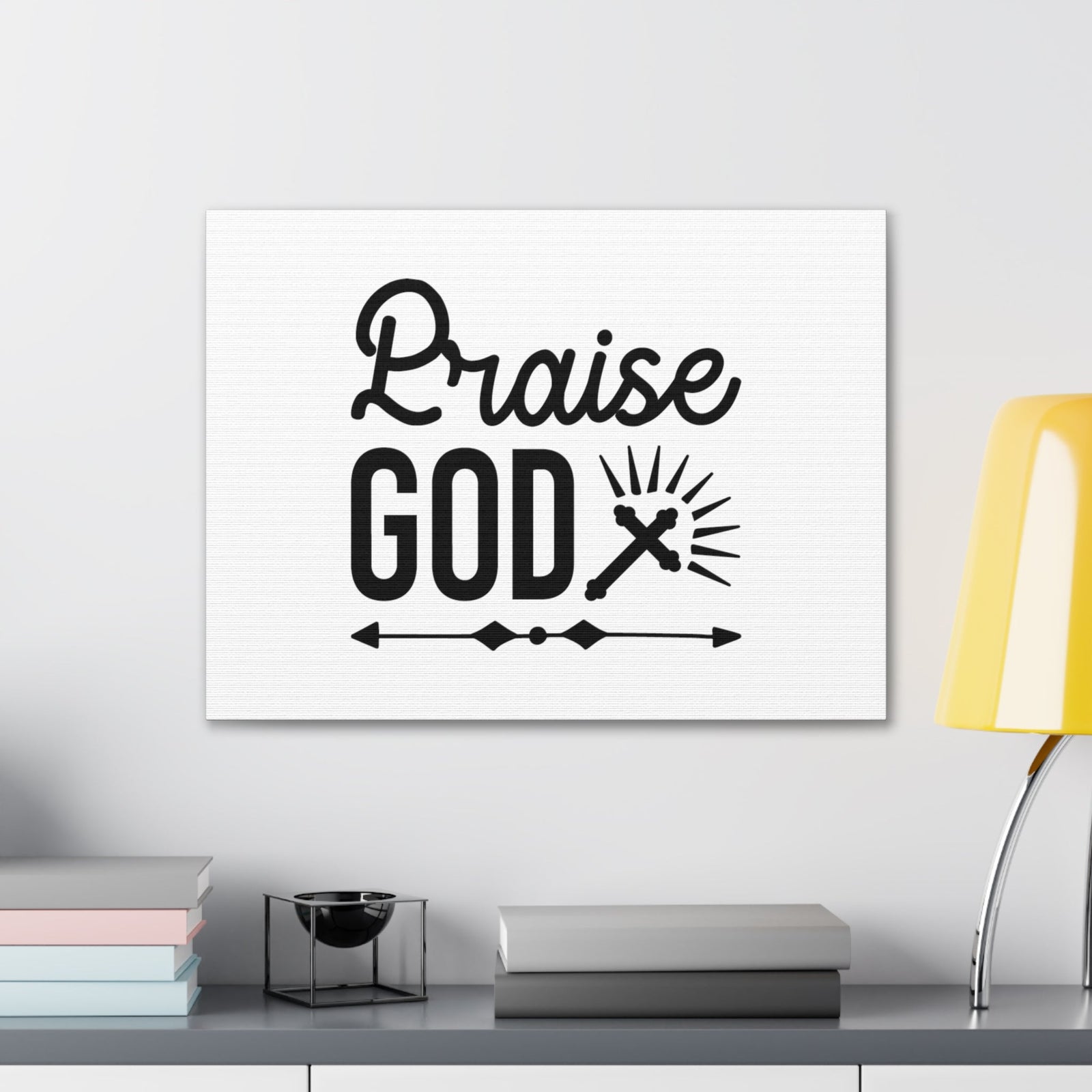Scripture Walls Praise God Hebrews 13:15 Christian Wall Art Bible Verse Print Ready to Hang Unframed-Express Your Love Gifts