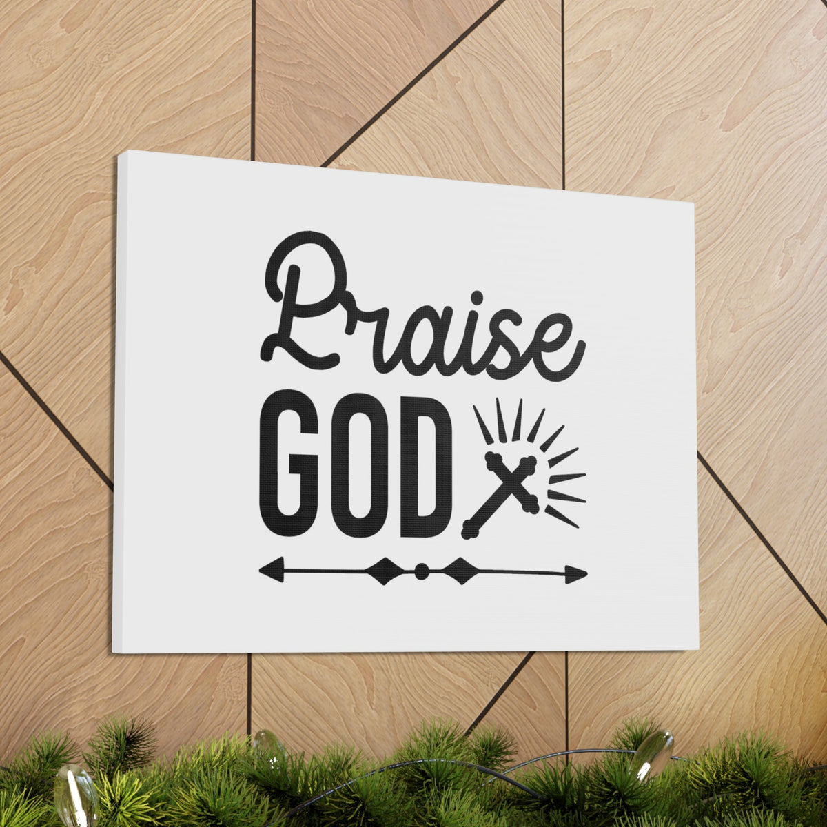 Scripture Walls Praise God Hebrews 13:15 Christian Wall Art Bible Verse Print Ready to Hang Unframed-Express Your Love Gifts