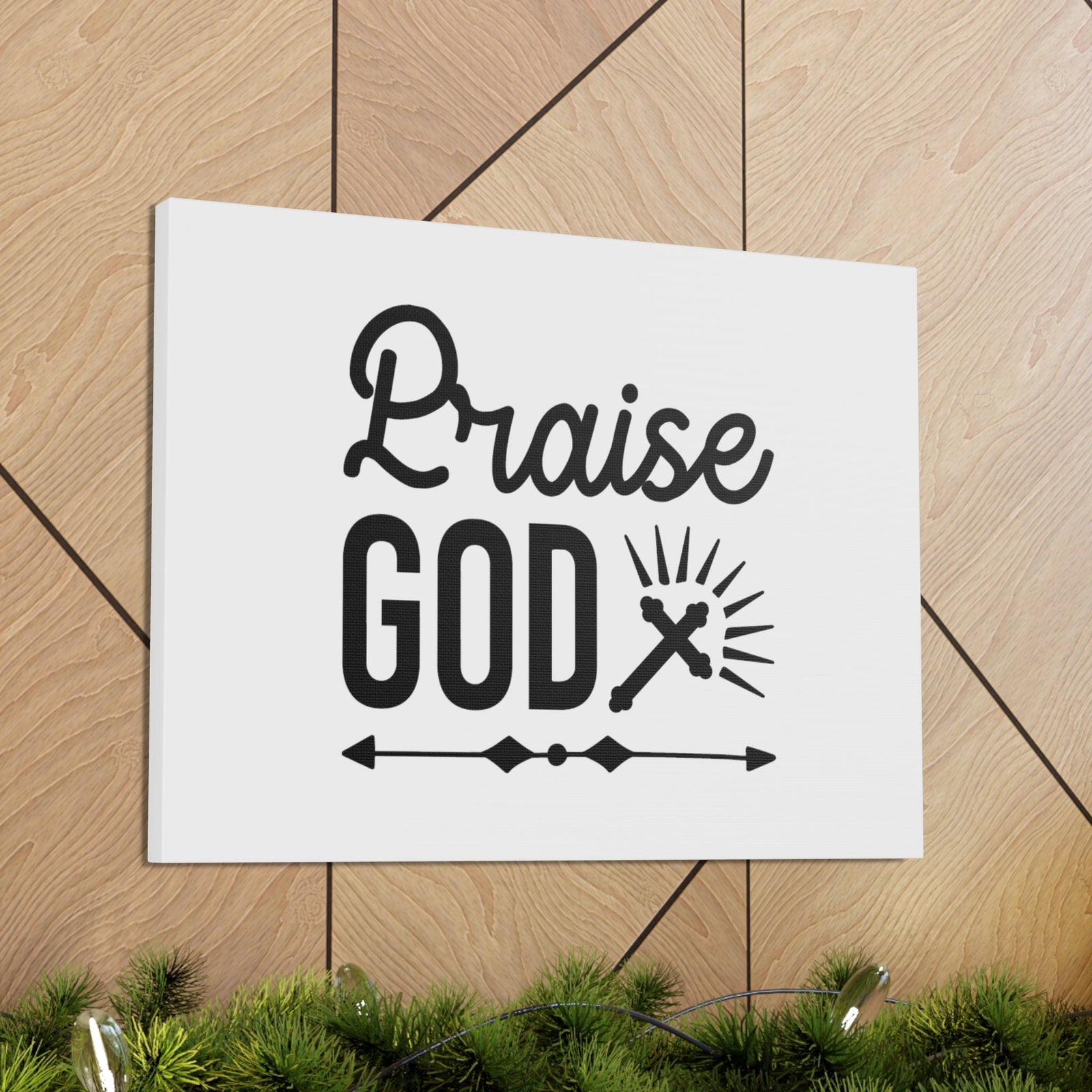 Scripture Walls Praise God Hebrews 13:15 Christian Wall Art Bible Verse Print Ready to Hang Unframed-Express Your Love Gifts