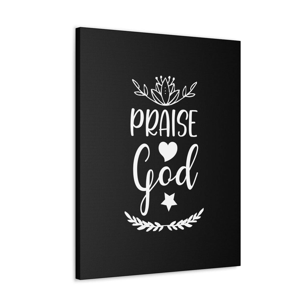 Scripture Walls Praise God Hebrews 13:15 White Christian Wall Art Bible Verse Print Ready to Hang Unframed-Express Your Love Gifts