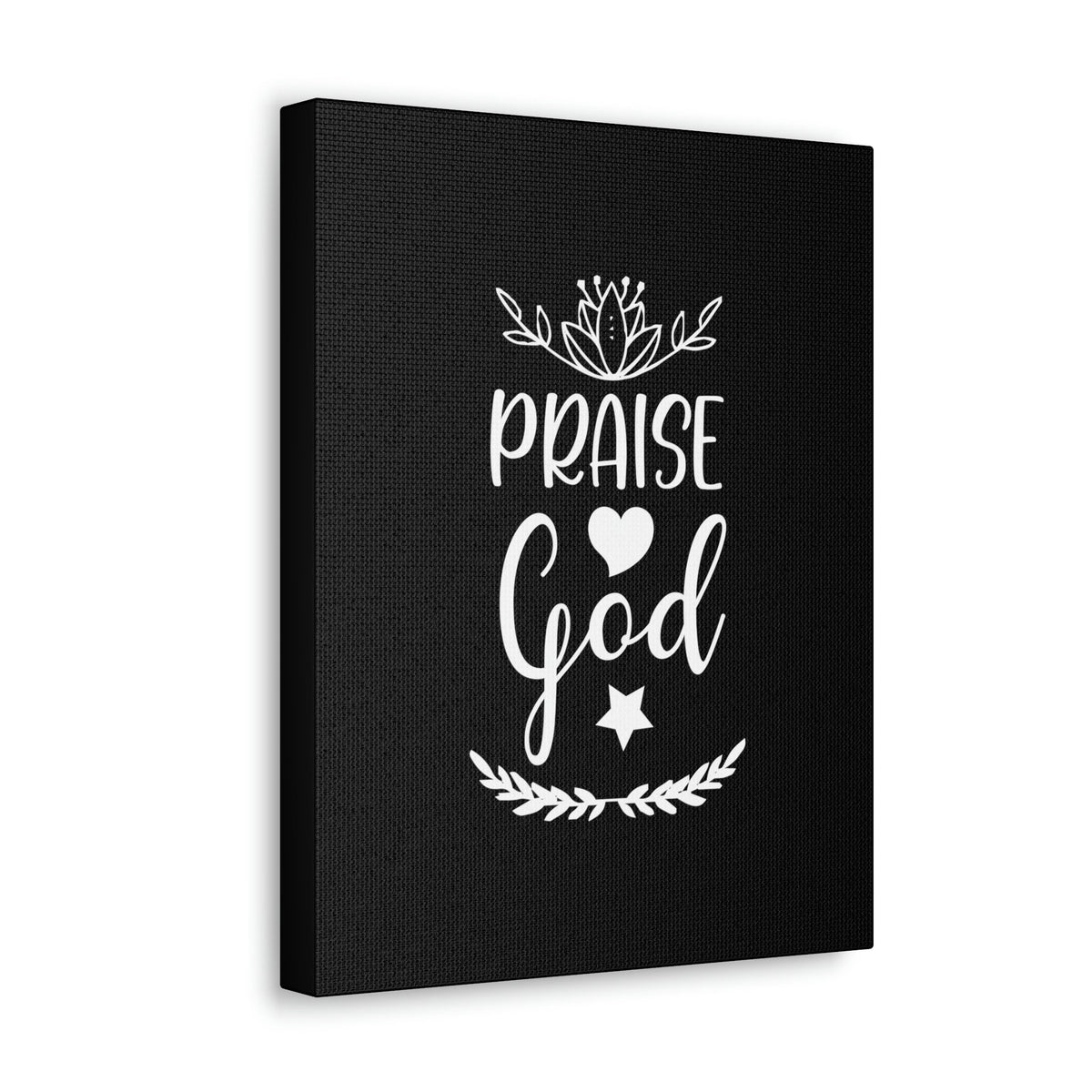 Scripture Walls Praise God Hebrews 13:15 White Christian Wall Art Bible Verse Print Ready to Hang Unframed-Express Your Love Gifts