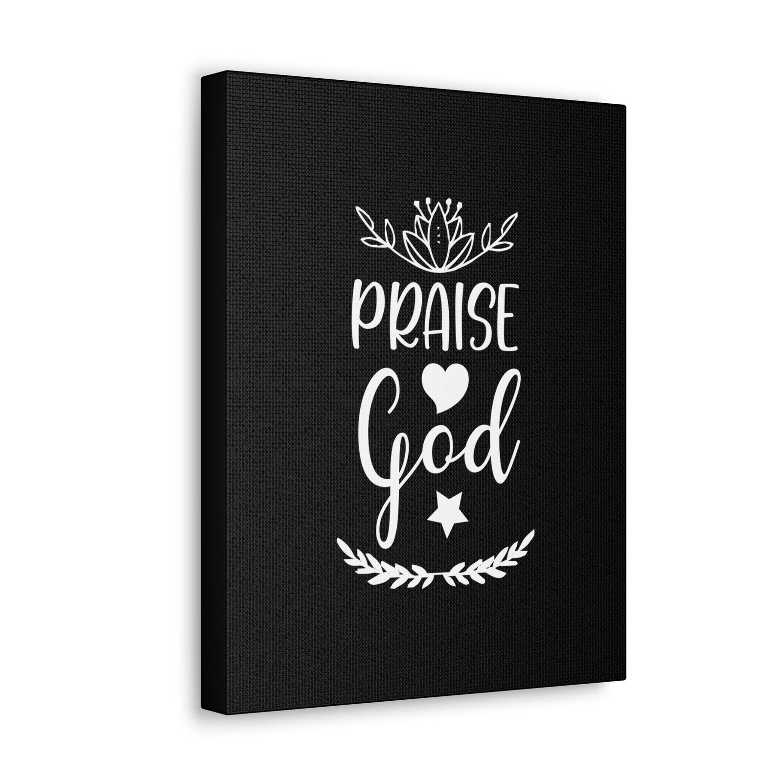 Scripture Walls Praise God Hebrews 13:15 White Christian Wall Art Bible Verse Print Ready to Hang Unframed-Express Your Love Gifts