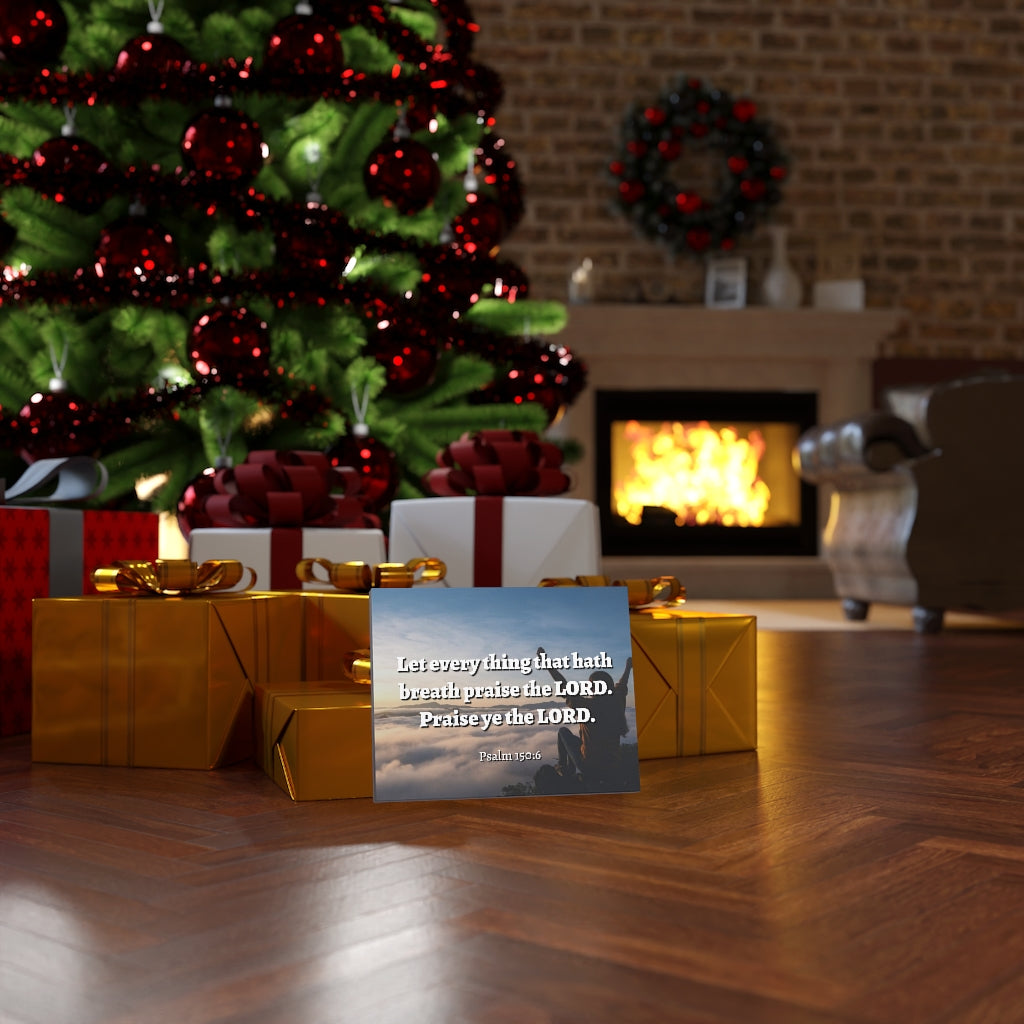 Scripture Walls Praise The Lord Psalm 150:6 Bible Verse Canvas Christian Wall Art Ready to Hang Unframed-Express Your Love Gifts