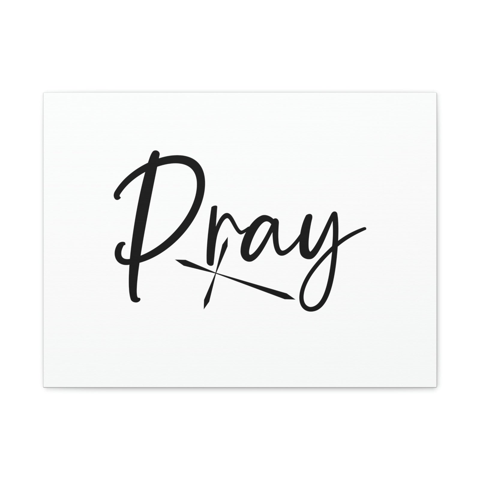 Scripture Walls Pray 1 Thessalonians 5:17 Sharp Cross Christian Wall Art Bible Verse Print Ready to Hang Unframed-Express Your Love Gifts