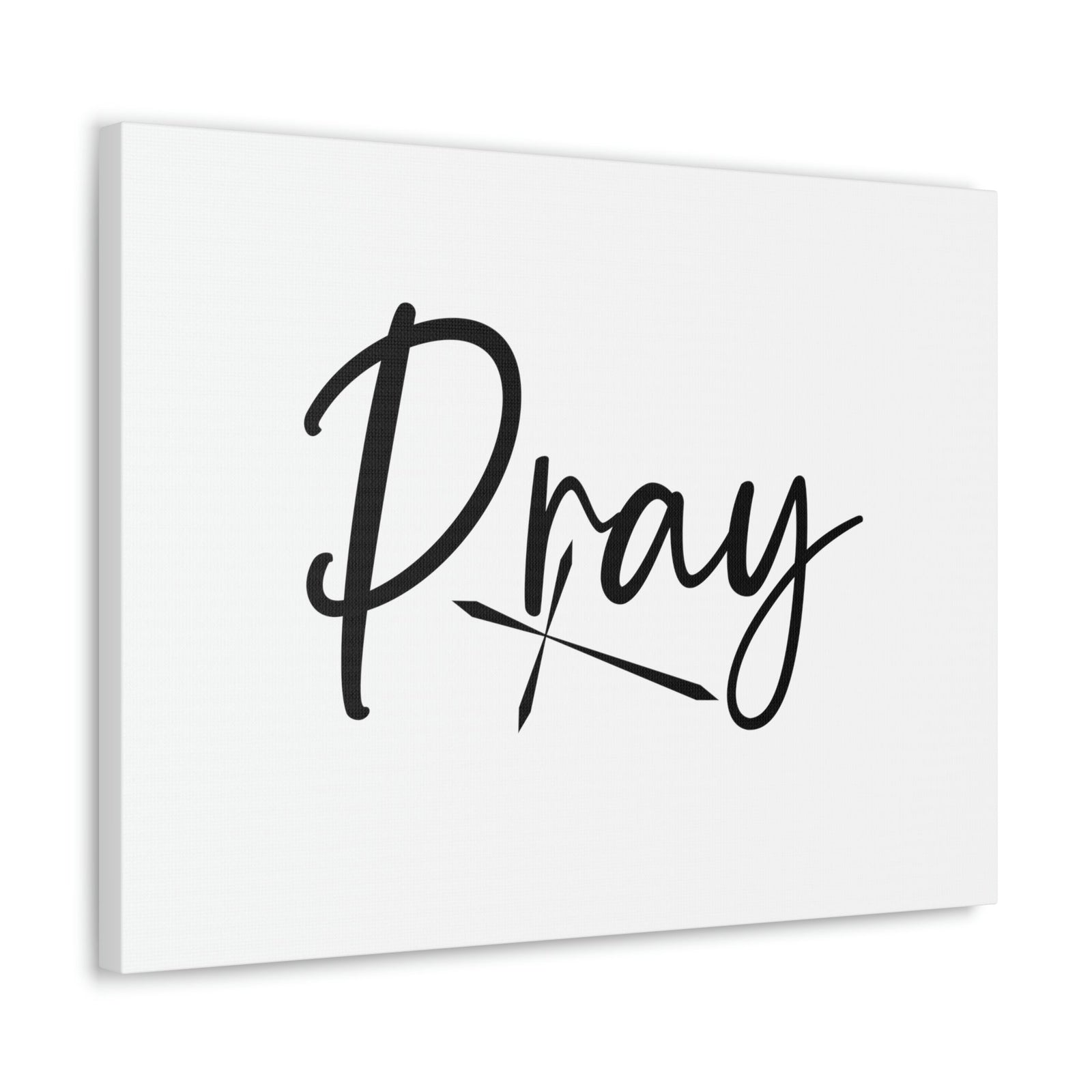 Scripture Walls Pray 1 Thessalonians 5:17 Sharp Cross Christian Wall Art Bible Verse Print Ready to Hang Unframed-Express Your Love Gifts